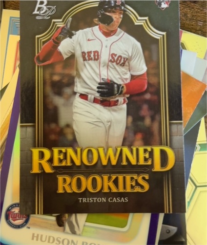 2023 Bowman Platinum #RR-10 Triston Casas Renowned Rookies — front