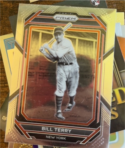2023 Panini Prizm #185 Bill Terry — front