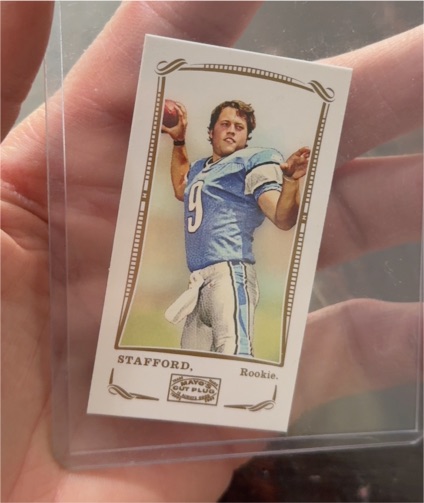 2009 Topps Mayo #187 Matthew Stafford Rookie — front