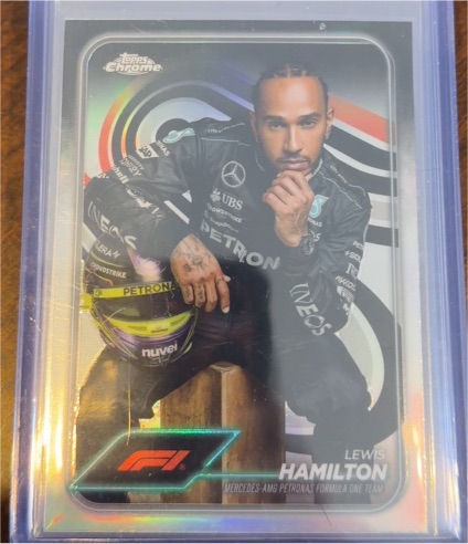 2024 Topps Chrome Formula 1 #6 Lewis Hamilton — front