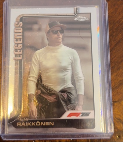 2025 Topps Chrome F1 #157 Kimi Räikkönen Legends — front