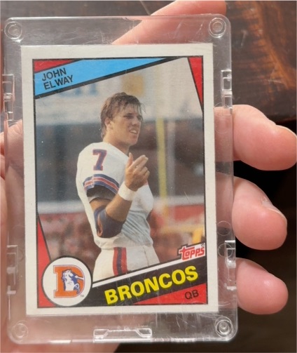 1984 Topps #63 John Elway — front