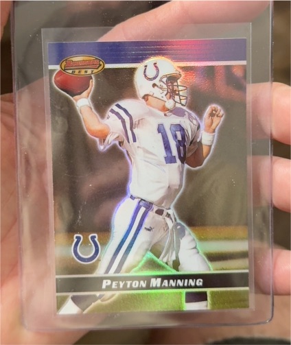 2000 Bowman's Best #17 Peyton Manning — front
