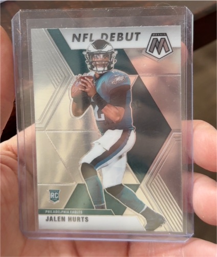 2020 Panini Mosaic NFL Debut #265 Jalen Hurts — front