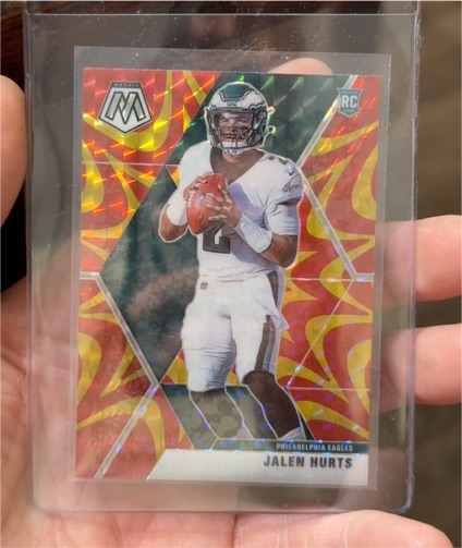 2020 Panini Mosaic #222 Jalen Hurts — front