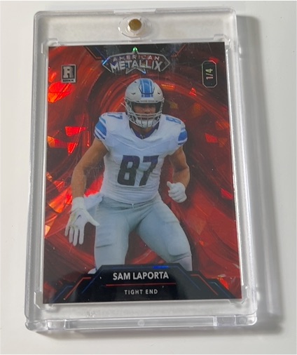 2023 Wild Card American Metallix #1/4 Sam LaPorta — front