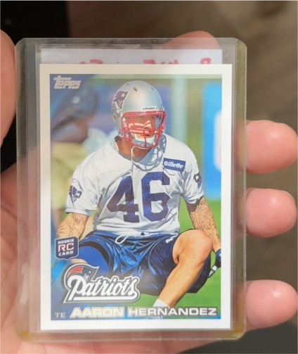 2010 Topps #96 Aaron Hernandez — front