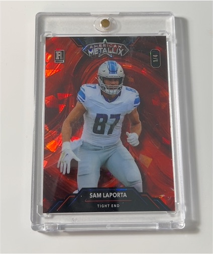 2023 Wild Card American Metallix #WMP-SL Sam Laporta — front