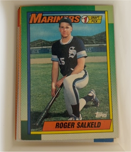 1990 Topps #44 Roger Salkeld — front