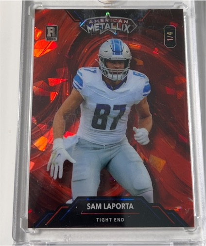 2023 Wild Card American Metallix #WMM-SL Sam LaPorta — front