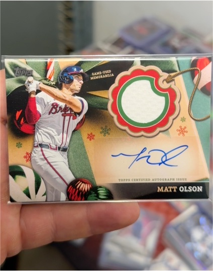 2024 Topps Holiday #ARC-MO Matt Olson — front