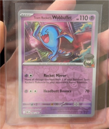 2025 Pokémon SV10: Destined Rivals #82 Team Rocket's Wobbuffet — front