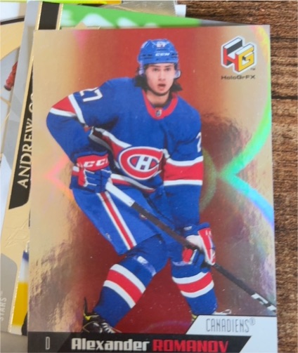 2020-21 Upper Deck Extended Series HoloGrFx #HG-13 Alexander Romanov — front