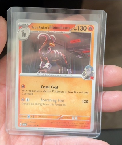 2023 Pokémon Destined Rivals #038 Team Rocket's Houndoom — front