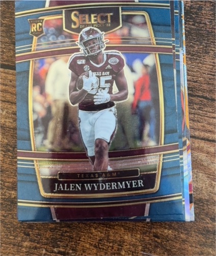 2022 Panini Select Draft Picks #RC Jalen Wydermyer — front
