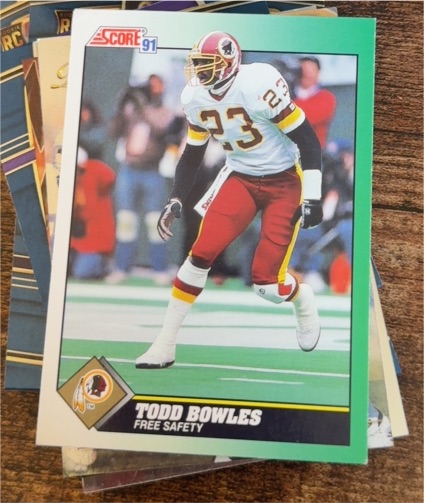 1991 Score #273 Todd Bowles — front