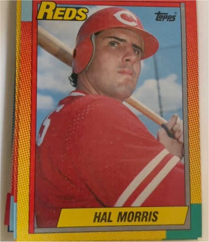 1990 Topps Traded #76T Hal Morris — front