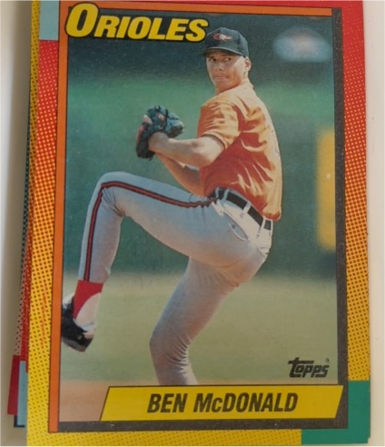 1990 Topps Traded #70T Ben McDonald — front