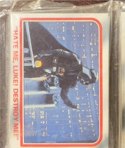 1980 Topps Star Wars Empire Strikes Back #115 Hate Me Luke Destroy Me — front