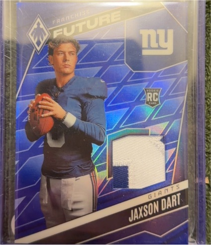 2025 Panini Phoenix Franchise Future #FFM-JDT Jaxson Dart — front