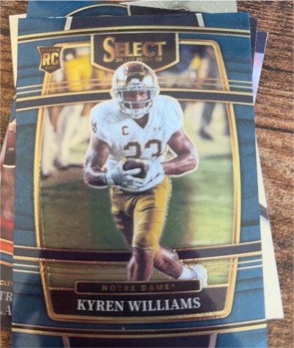 2022 Panini Select Draft Picks #22 Kyren Williams — front