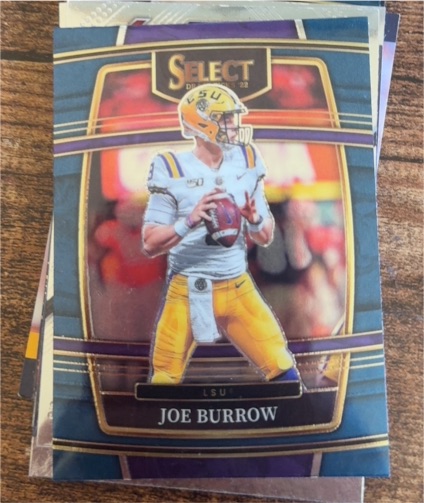 2022 Panini Select Draft Picks #45 Joe Burrow — front