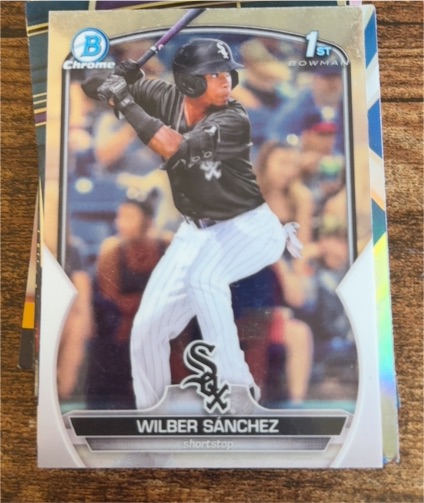 2023 Bowman Chrome #BCP-6 Wilber Sanchez — front