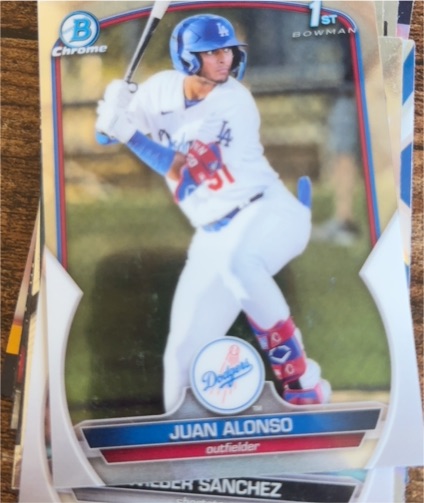 2023 Bowman Chrome Prospects #BCP-137 Juan Alonso — front