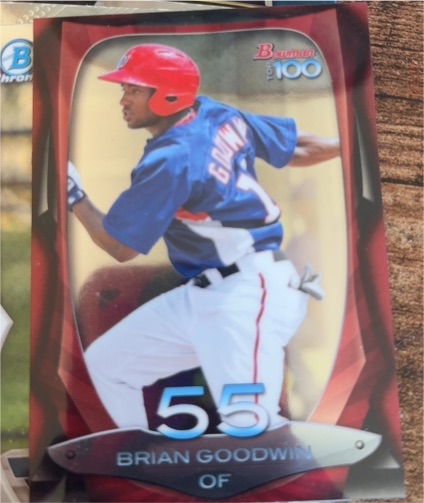 2013 Bowman Top 100 Prospects #BTP-55 Brian Goodwin — front