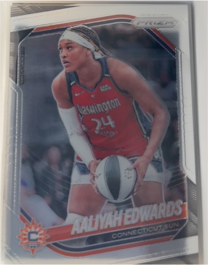 2025 Panini Prizm WNBA #94 Aaliyah Edwards — front