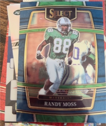 2022 Panini Select Draft Picks #68 Randy Moss Marshall — front