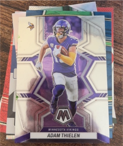 2022 Panini Mosaic #130 Adam Thielen — front