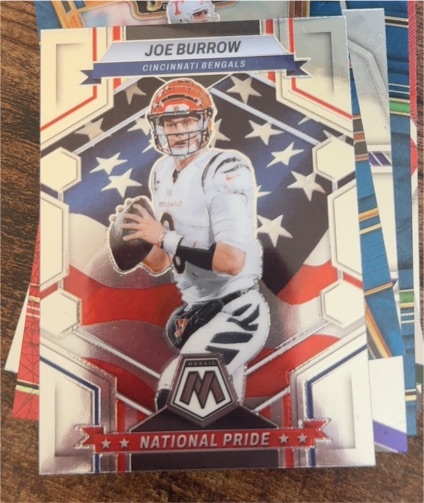 2023 Panini Mosaic #254 Joe Burrow National Pride — front