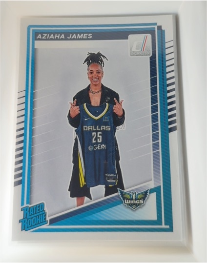 2025 Panini Donruss WNBA #95 Aziah James — front