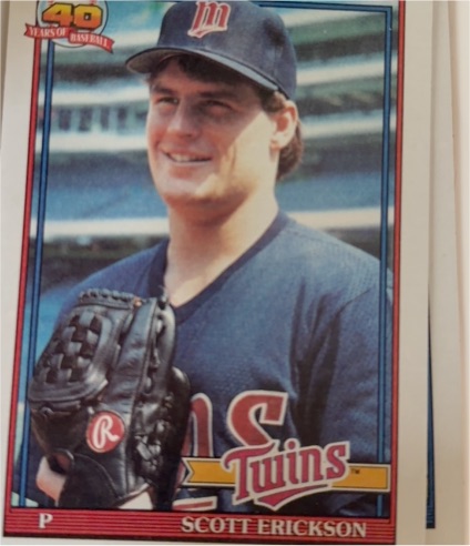 1991 Topps #234 Scott Erickson — front