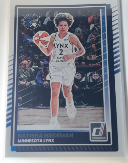 2025 Donruss WNBA #72 Natisha Hiedeman — front