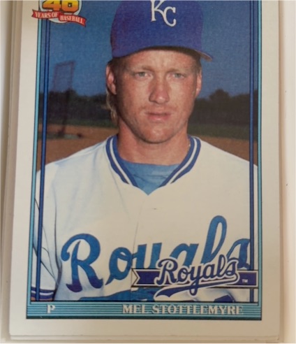 1991 Topps #58 Mel Stottlemyre — front