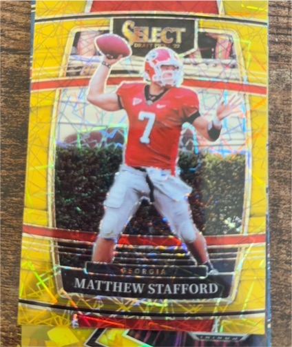 2022 Panini Select Draft Picks #67 Matthew Stafford — front