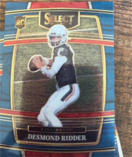 2022 Panini Select Draft Picks #17 Desmond Ridder — front