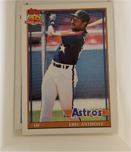 1991 Topps #331 Eric Anthony — front