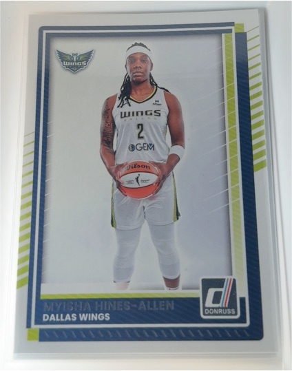 2025 Panini Donruss WNBA #65 Myisha Hines-Allen — front