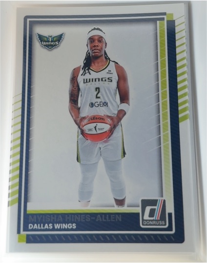 2025 Donruss WNBA #65 Myisha Hines-Allen — front