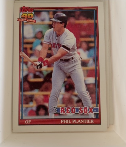 1991 Topps #474 Phil Plantier — front