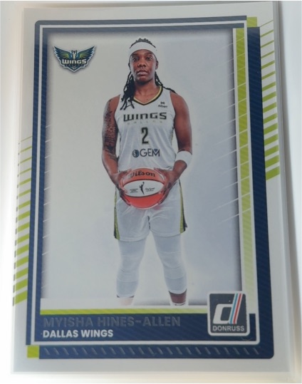 2025 Panini Donruss WNBA #65 Myisha Hines-Allen — front