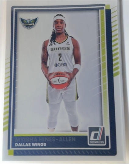 2025 Panini Donruss WNBA #65 Myisha Hines-Allen — front