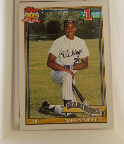 1991 Topps #529 Marc Newfield — front