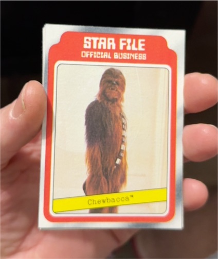 1980 Topps Star Wars Empire Strikes Back #5 Chewbacca Star File — front