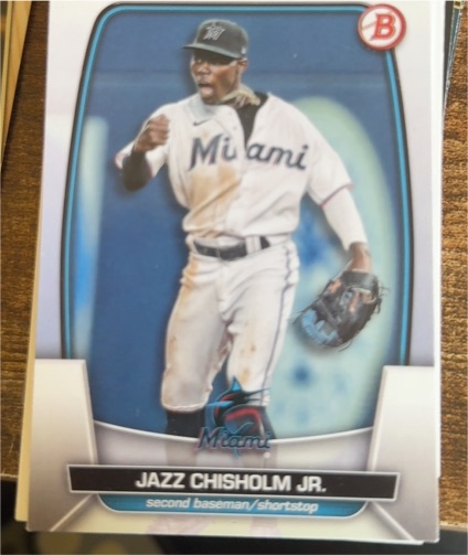 2023 Bowman #22 Jazz Chisholm Jr. — front