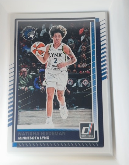 2025 Donruss WNBA #72 Natisha Hiedeman — front