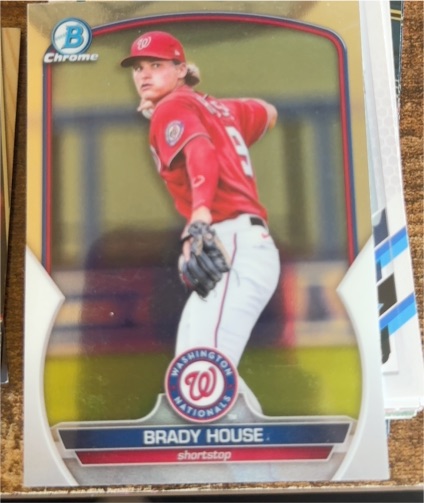2023 Bowman Chrome #BCP-68 Brady House — front